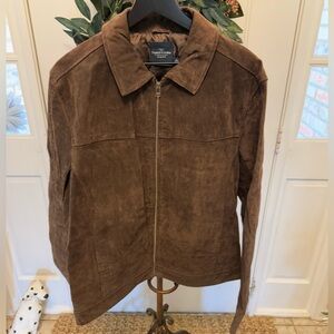 Vintage 90s Brown Leather Jacket L